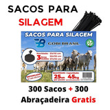 300 Un Sacos Para Silagem 52x110