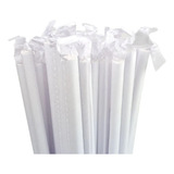 300 Canudo Papel Sachê Individual Papel Bio 6mm Fast Food