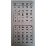 300 Cartelas De Bingo Jornal 2x1