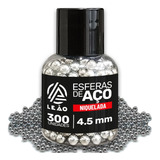 300 Esferas De Aço 4 5mm Para Pistola Pressão Revólver Co2