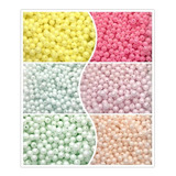 300 Pçs Miçanga Bola Fosca 8mm 50 Peças Cada Em 6 Cores