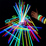 300 pulseiras Festa Neon Magico Coloridas