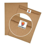 3000 Etiquetas Selo Fecha Envelope Personalizado Escritórios