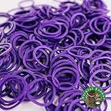 3000 Pulseiras De Borracha Duráveis E Elásticas Roxo Pacote Com 4 De 250 Peças