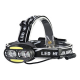 30000 Lm 4 × Cree Xml-t6 + 2 × Cob + 2 × Lâmpada Led Vermelh