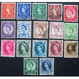 3012 Inglaterra - Yvert 262/78, Série Completa, Usados