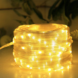 30m Cordão De Luz 300leds Fio De Fada Pvc Bivolt Prova Dágua