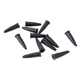 30x Pinos Para Bola De Vinil Dente De Leite Futebol Pilates Cor Preto