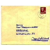 3127 Noruega - Envelope Circulado De