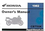 31MA400 1982 Honda CB750K 750 Four Motorcycle Owner Manual