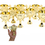32 Mini Trofeu Dourado Taça Decoração Luxo Festa Futebol Top