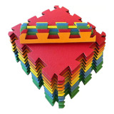 32 Tapete Eva Tatame Infantil 50 X 50 X 1cm Colorido 8m²