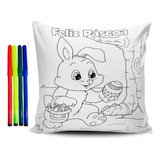 32 Almofadas Colorir 15x15 Pinte E Lave Lembrancinha Temas