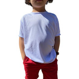 32 Camiseta Infantil Dryfit Poliester Sublimação