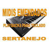 32 Midis Emendados Playbacks Para Teclado Sertanejo
