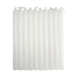 32 Unidades Velas Palito Brancas 18 Cm 100 Parafina Pura