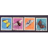 3290 Suiça - Yvert 503/6, Fauna, Série Completa, Usada