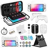 33 In1 Case Estojo Para Nintendo Switch Oled Acessórios Capa Protetora Para Com Compartimentos Bolsa Perfeita Para Viagens Estojo Bag De Proteção E Acessórios Para