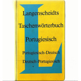 3329 Lvr Livro 1980 Langenscheidts Taschenworterbuch Portugiesisch Deutsch Dicionátrio