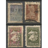 33612 Russia Lote Com 4 Selos