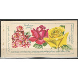 34177 Caderneta Alemanha D D R Flores