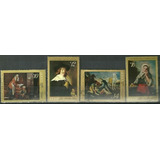 3419 Russia 1971 Pintura Lote Com 4 Selos