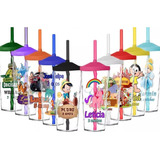 35 Copos Shake Twister 500ml Tampa Canudo Personalizado