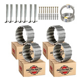 35 Metros Concertina Simple 30cm Com Kit Instalaçao