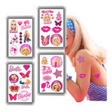 35 Tatuagens Tattoo Temporárias Barbie Desenhos Infantil