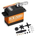 35KG High Torque Coreless Servo Motor Metal Gear Digital And Stainless Steel Gear Servo For Robotic DIY RC Car Control Angle 180 