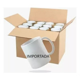36 Canecas Brancas Porcelana Importada P sublimação 325ml