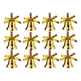 36 Mini Sinos Pendentes 2 6cm Enfeite Árvore Pendurar Natal