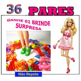 36 Pares Sapato Pra Boneca Barbie, Lindos Sapatinhos!