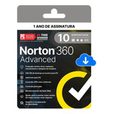 360 Advanced Norton 10 Dispositivos 12 Meses Esd - 21447601