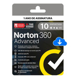 360 Advanced Norton 10 Dispositivos 12 Meses Esd