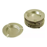360 Unid Cinzeiros Redondo Leve Três Cigarros Metal Atacado
