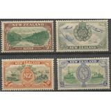 36066 Nova Zelandia Lote Com 4 Selos