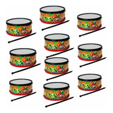 38 Tamborzinho Infantil Plástico Atacado Musical Tambor