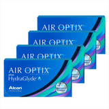 3caixas Lente De Contato Air Optix Plus Hydraglyde +1 Gratis