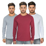 3camisa De Manga Longa Social Pronta Para Qualquer Ocasião