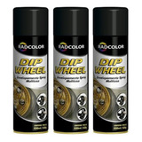 3latas Spray Dip Weel Envelopamento Liquido Carro Moto 500ml