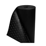 3m- - Piso Emborrachado Moeda Preto 3mm X Larg 1m X Comp 3m