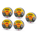 3m 33+ 5 Rolos Fita Isolante Scotch 20 Metros 105°c