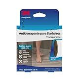 3M Fita Antiderrapante Para Banheiros Safety Walk Transparente 50mm X 5m 1 Unidade