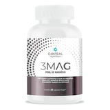 3mag Pool De Magnesio Pote Com 60 Capsulas Central Nutrition Sabor Neutro