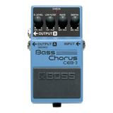 3p-3p Pedal De Efeito Boss Bass Chorus Ceb 3 Azul