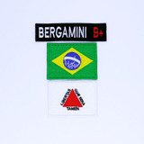 3pç Bordado Tarja Brasil Minas Gerais Motociclista Ban150