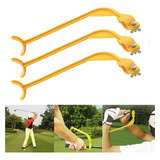 3pcs Golf Swing Trainer Guia De Prática Golf Gesto Correto