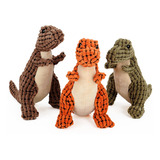 3pcs Indestrutível Robust Dino, Cães Brinquedos