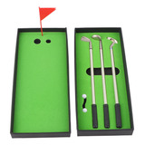 3pcs Mini Golf Clubs Conjunto De Canetas Esferográficas Deco